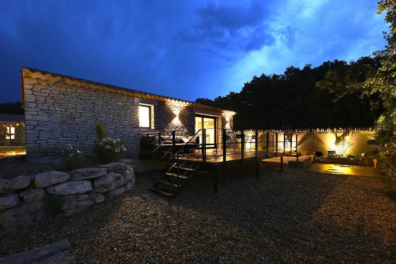 Les Agapanthes De Gordes Villa Exterior foto