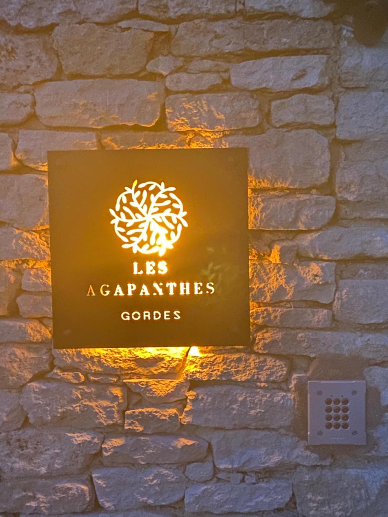 Les Agapanthes De Gordes Villa Exterior foto